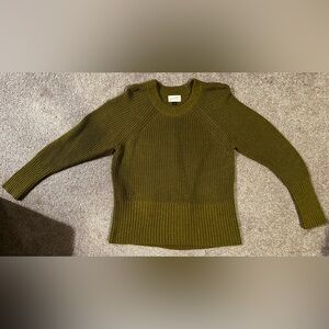 Universal Thread, olive green, knit sweater. Size: Large but fits like a medium